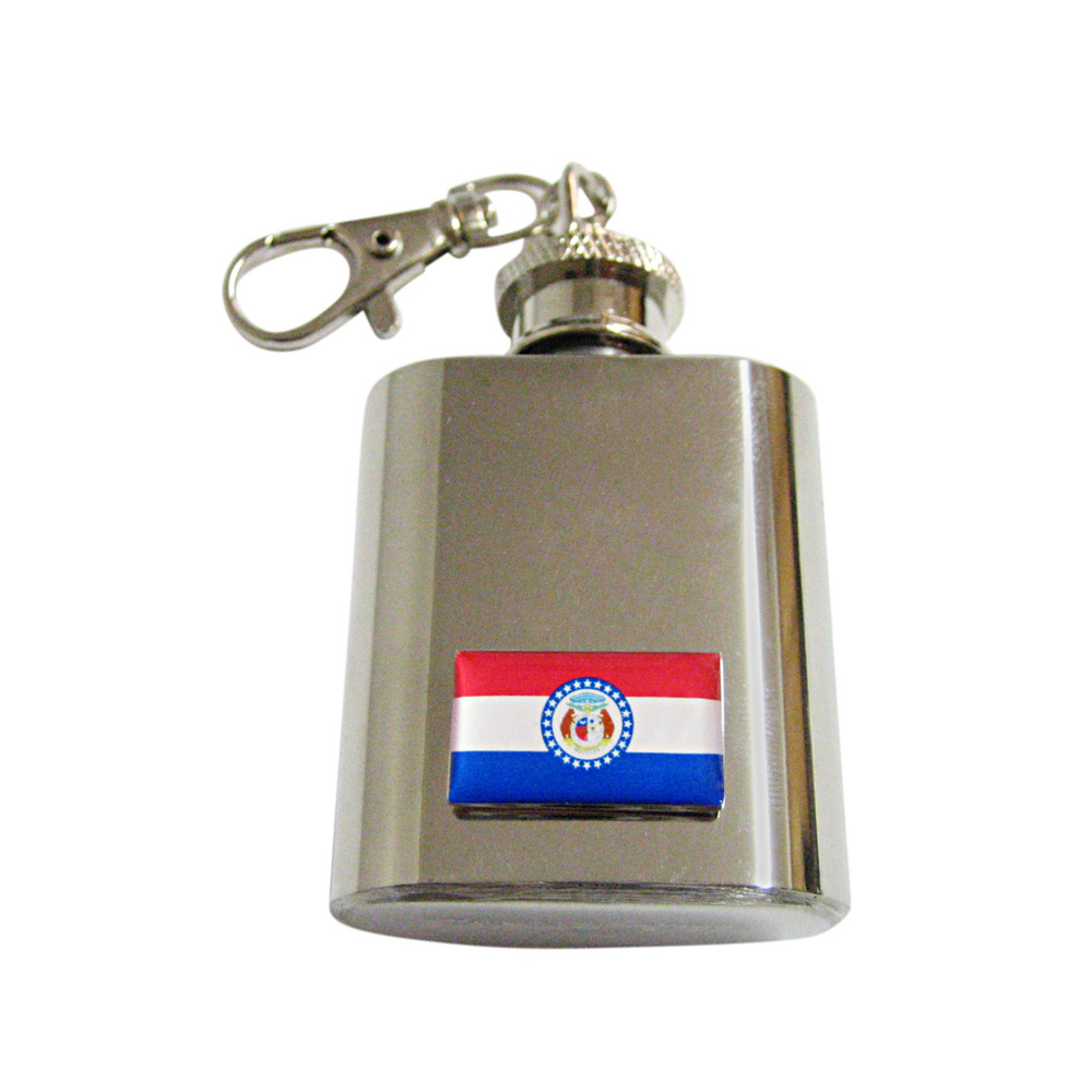 Missouri State Flag Keychain Flask - image 1